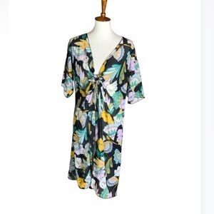 Lularoe Shirley sheer kimono with floral print Size Small